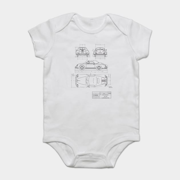 Blueprint Baby Bodysuit by icemanmsc